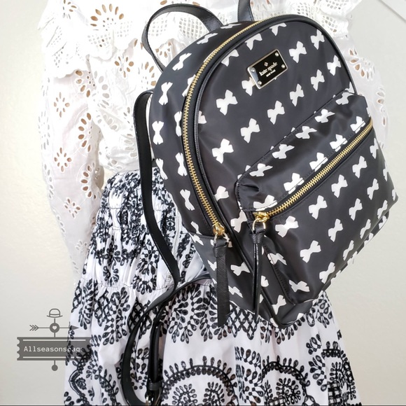 NWT Kate Spade Small Bradley Wilson bow Backpack - Picture 2 of 8
